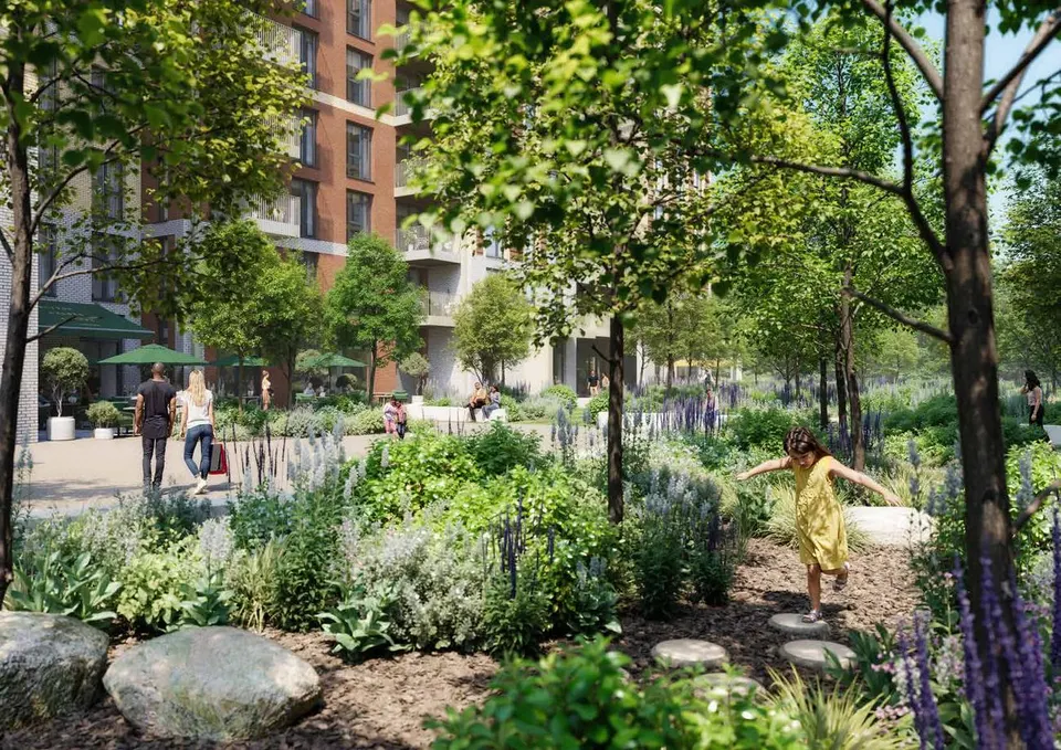 Landscaped planting